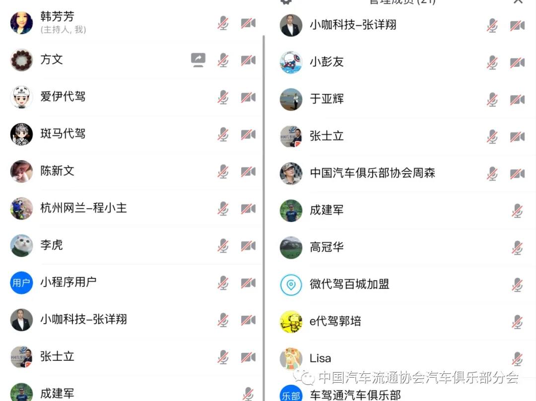 《汽車代駕員職業技能評定規范》 第四次研討會在線召開